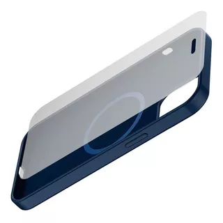 Funda Magnetica Para iPhone 12/ Pro/ Mini + Templado Baseus Color Blue iPhone 12 / 12 Pro