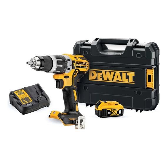 Taladro Percutor 20v S/carbones + 1 Bat 5ah Dewalt Dcd796p1