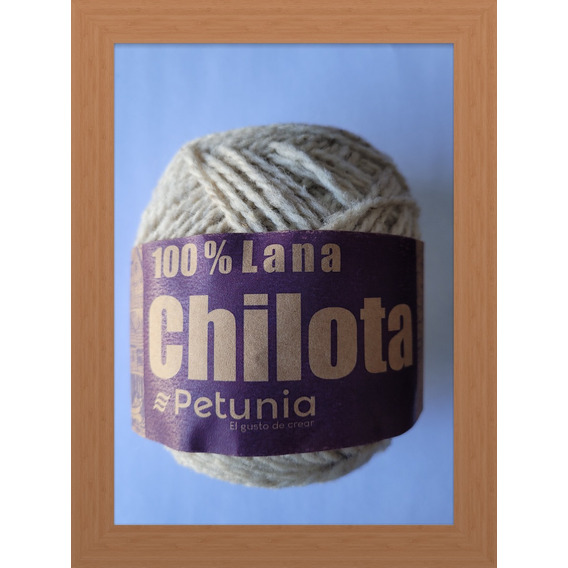 Lana Chilota 100% Natural Madeja De 100 Gr