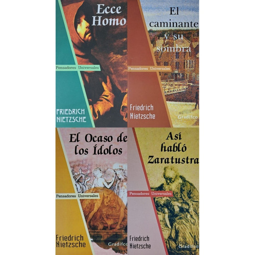 Lote X 4 Libros Filosofia - Friedrich Nietzsche 