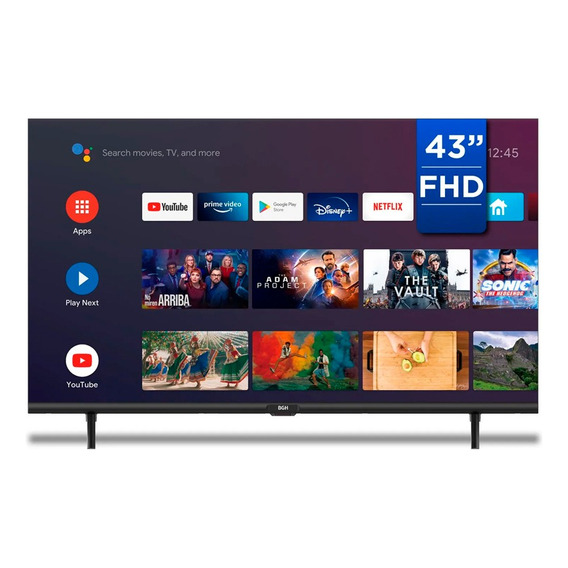 Smart Tv Bgh 43  Full Hd Android Voice Control B4323fk5a