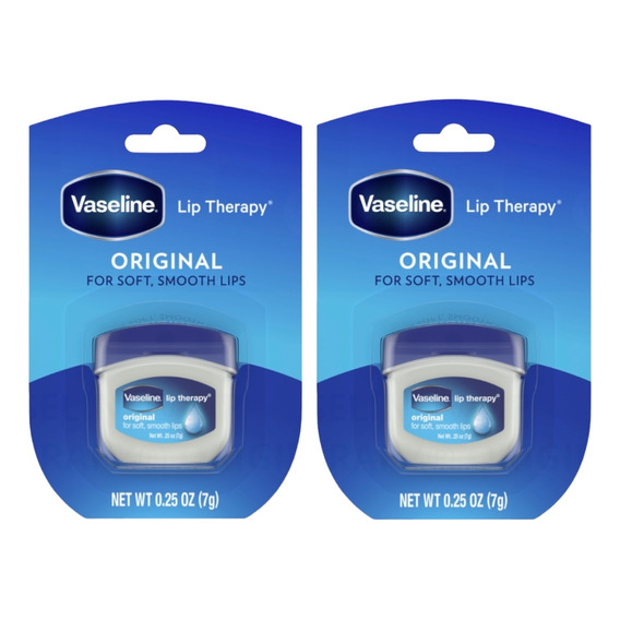 Pack X 2 Vaseline O Vaselina Original Balsamo Labial 7g