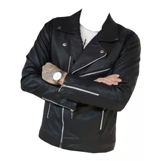 Chaqueta Chamarra En Cuero-tex Para Hombre