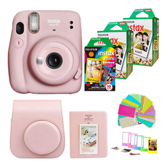 Fujifilm Instax Mini 11 , Blush Pink Con Accesorios