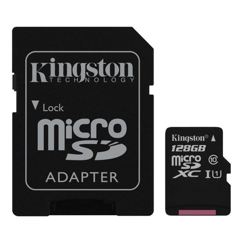 Memoria Kingston SDCS2/128GB Micro SD Con Adaptador SD