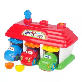 Brinquedo Didático Baby Garagem Com Carrinhos - Big Star