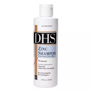Shampoo Dhs Zinc Shampoo En Botella De 240ml Por 1 Unidad
