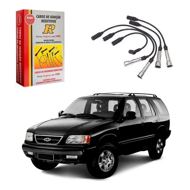 Cabo De Vela Ngk Blazer 2.4 8v Mpfi 1997 A 2000