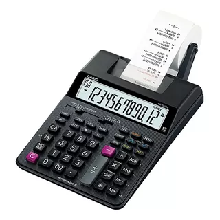 Calculadora Impresora Casio Hr-100rc Reemplaza Hr-100tm Color Negro