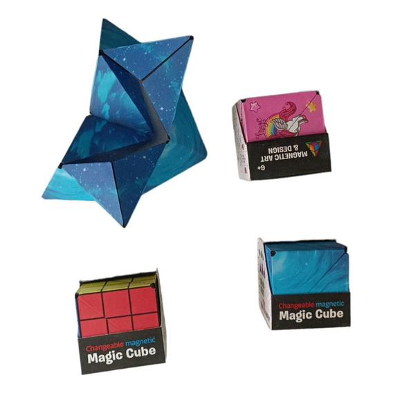 2 Cubo Rubik 72 Formas Juego Destreza Niños Adultos 