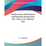 Libro Greek Lexicon Of The Roman And Byzantine Periods Fr...