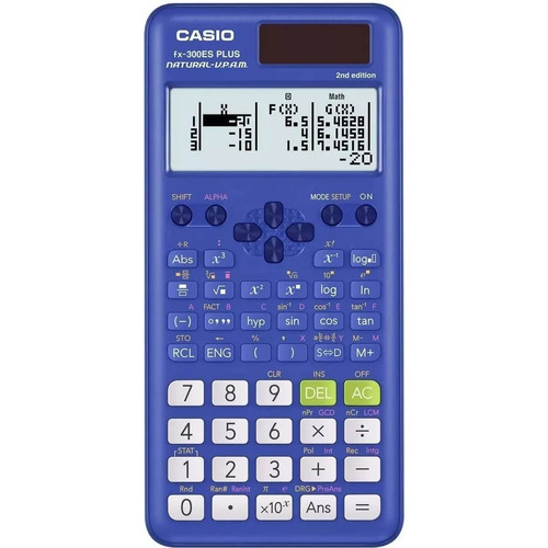 Calculadora Cientifica Casio Fx-300 [ Secu - Preparatoria ] Color Azul