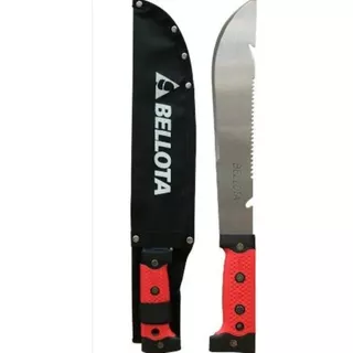 Cuchillo Rambo Jungla 12'' Con Funda Mango Bimateria Bellota