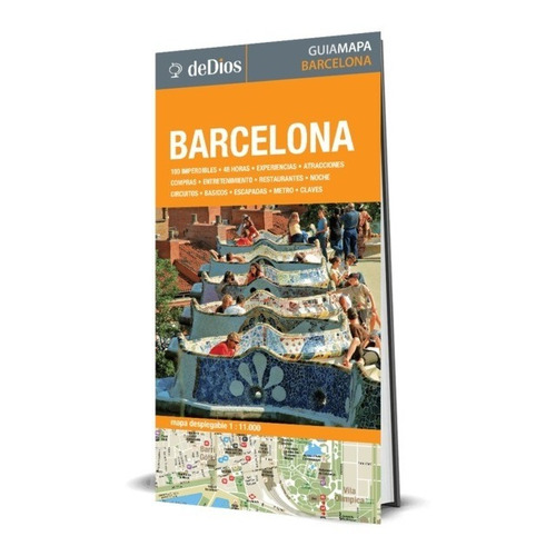 Guía Mapa De Barcelona. De Dios Guías De Viaje.