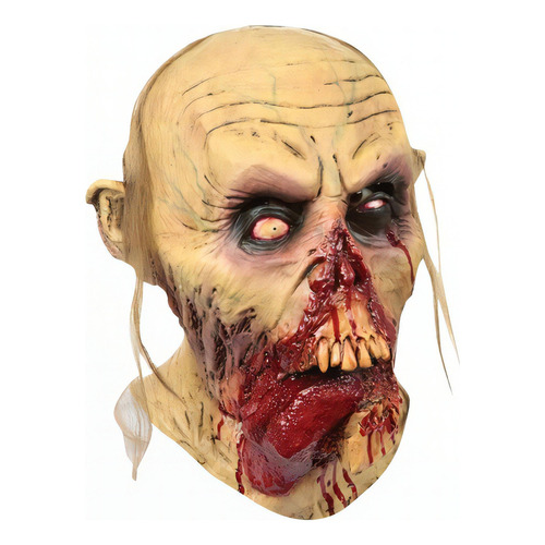 Máscara Zombie Tongue 26209 Halloween Color Beige