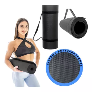 Esteirinha Colchonete Yoga Exercicios  (180 X 55 X 10mm)