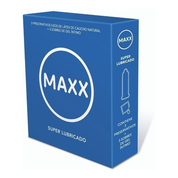 Preservativo Maxx Super Lubricado X 3 Unidades