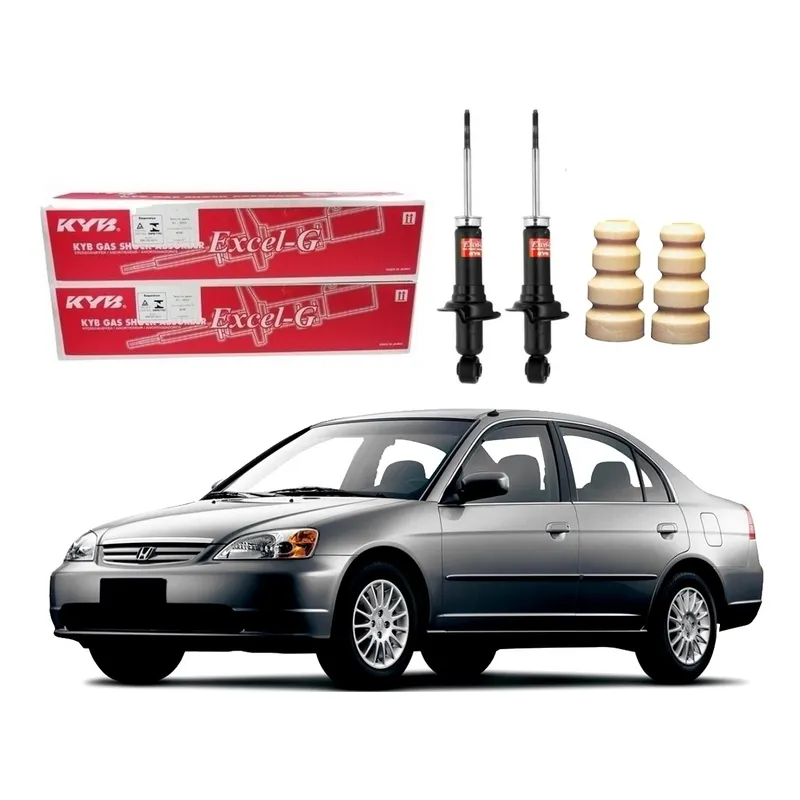 Kit Amortecedor Traseiro Civic 1.7 2002 A 2003