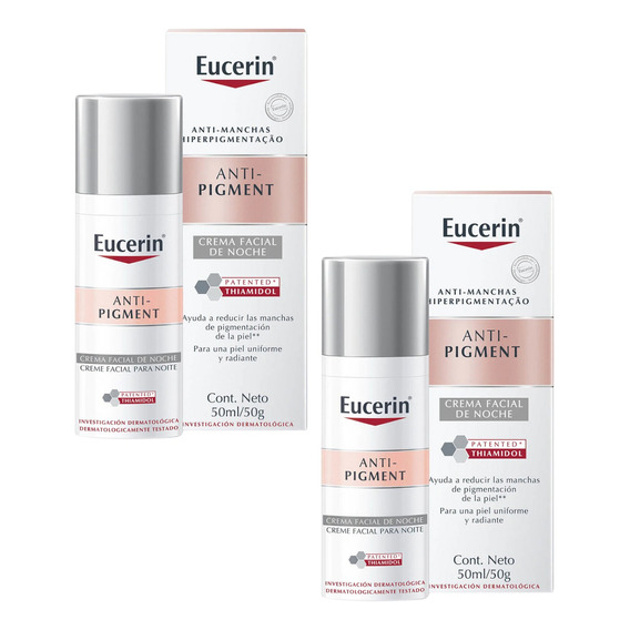 Combo X2 Crema De Noche Anti-pigment Thiamidol Eucerin 50ml