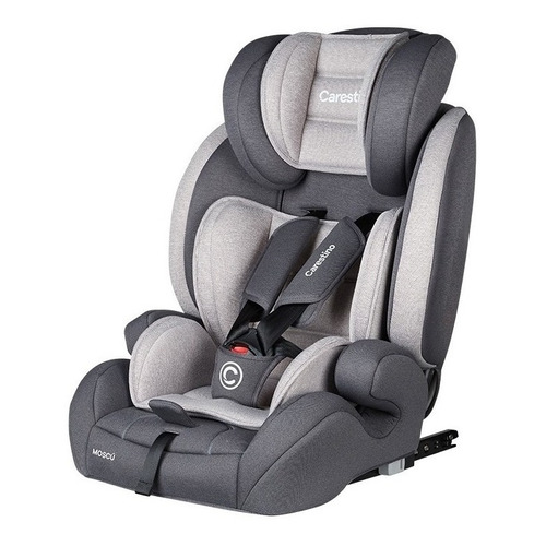 Butaca Silla Auto Bebe 1/2/3 9-36kg Isofix Moscú Gris Claro