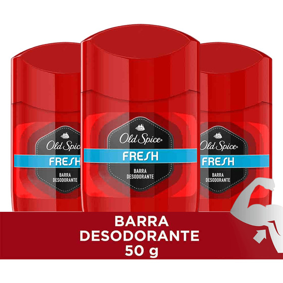 Pack X3 Desodorante En Barra Old Spice Fresh 50g