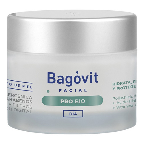 Crema Facial Bagóvit Pro Bio De Día Hidratante X 55 G