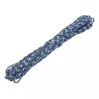 10m Corda Paracord 4mm 7 Filamentos 100% Nylon Supercubo Cor Azul