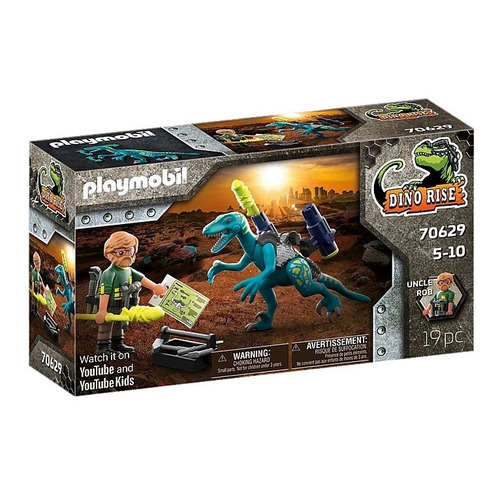 Juego Playmobil Dino Rise Uncle Rob Armamento Para Batalla Cantidad de piezas 19