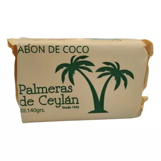 Jabon De Coco Aplmeras De Caylán 140 Gr - Graviola