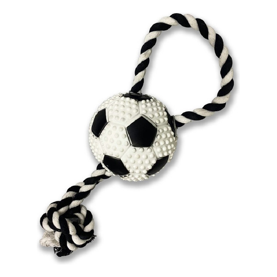 Perrísimo Juguete Con Cuerda Y Balón Deportivo Para Perro Color Soccer