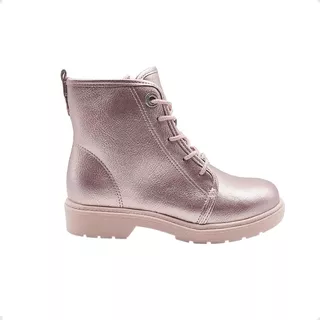 Bota Infantil Coturno Molekinha Original Rosa