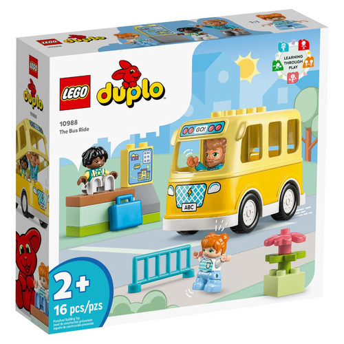Lego Duplo - Paseo En Autobús (10988) Cantidad de piezas 16