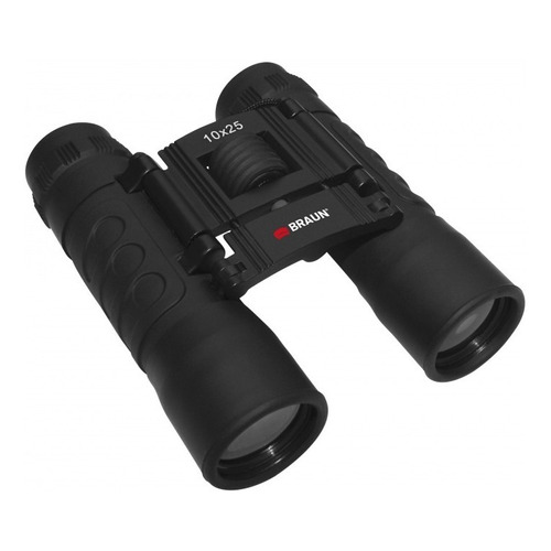 Binocular Prismatico Braun Larga Vista 10x25 Lente Blue Compacto Con Funda Bak 7 Version 2019 Lelab 81109 Color Negro