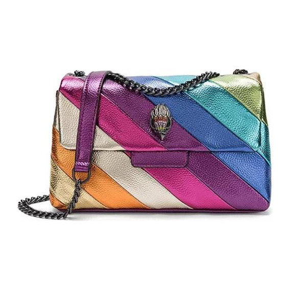 Bolso De Hombro Kurt Geiger Eagle Head Vintage Rainbow, Tall