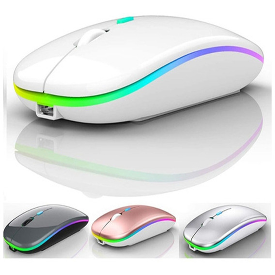 Mouse Rgb Inalambrico Recargable Led Gamer -  Nuevo