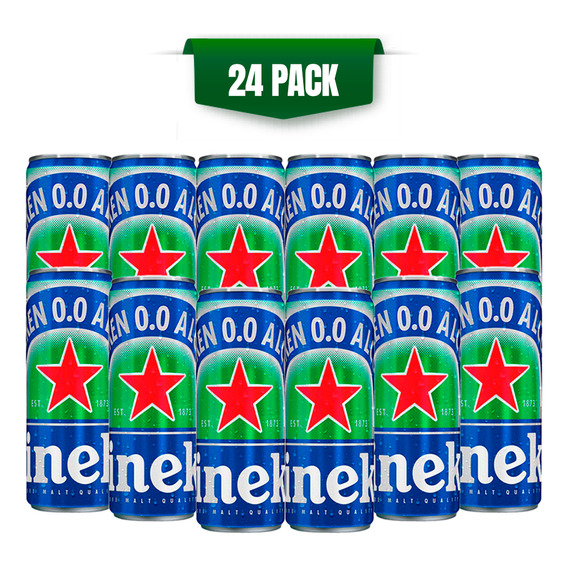 Cerveza Sin Alcohol Heineken 0.0 24 Latas De 355ml
