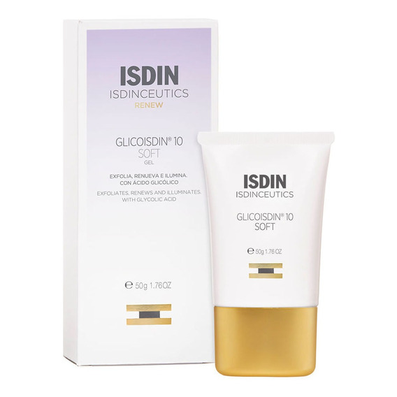 Gel Facial Antiedad Isdin Glicoisdin 10% Soft X 50 Ml