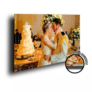 Tela Quadro Grande Decorativo Com Foto Personalize 100x120