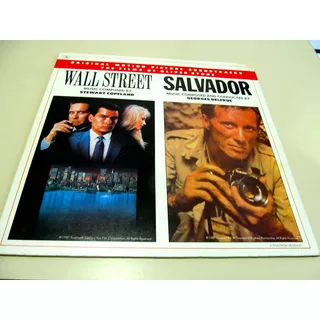 2 Lp Trilha Wall Street Oliver Stone Salvador Sob Suspeita 