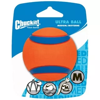 Bolinha Resistente Flutuante P/ Cães Chuckit Ultra Ball M