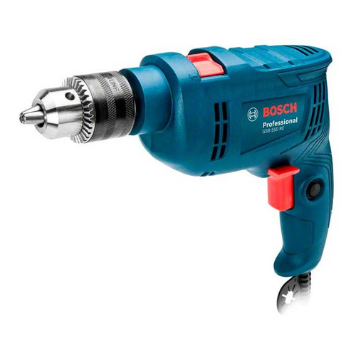 Rotomartillo Taladro Bosch 1/2' 550 W Gsb 550 Re Color Azul