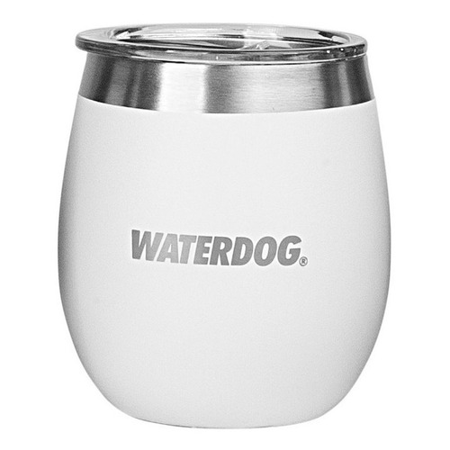 Vaso térmico Waterdog Copon 240 color blanco 240mL