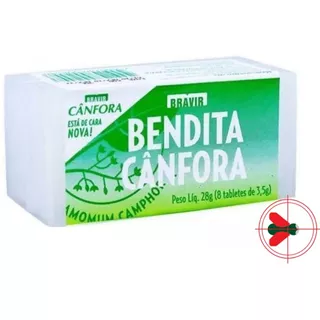 Bendita Cânfora 8 Tabletes Multiuso (melhor Que Naftalina)