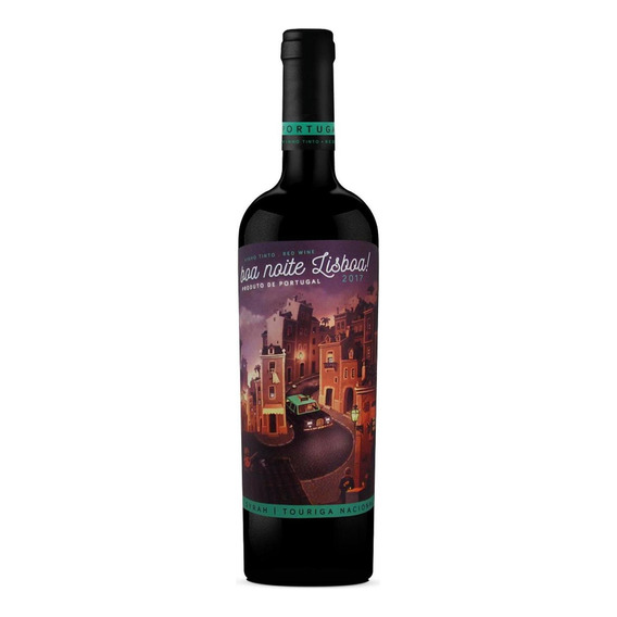 Pack De 2 Vino Tinto Boa Noite Lisboa Syrah Touriga 750 Ml