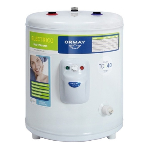 Termotanque Eléctrico Ormay Eco calentamiento TQE-40 Blanco 40L 220V