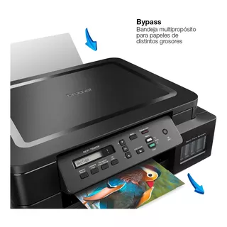 Impresora Multifuncional Brother Dcpt520w Wifi Tanques Color Negro