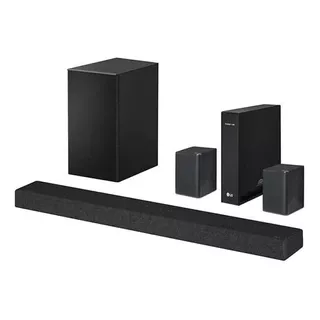 LG Sp7r Barra De Sonido De Audio De Alta Resolución De 7.1 C Color Negro