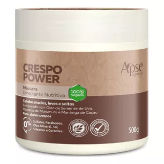 Mascara Crespo Power Umectante Nutritiva Nutritiva 500g Apse