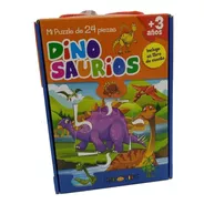 Libro De Cuentos Y Puzzle Dinosaurios 24 Piezas