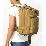 Mochila Tactica Militar Morral Laptop 14 Impermea Color Café